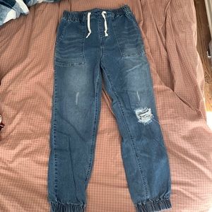 Forever 21 jean sweatpants